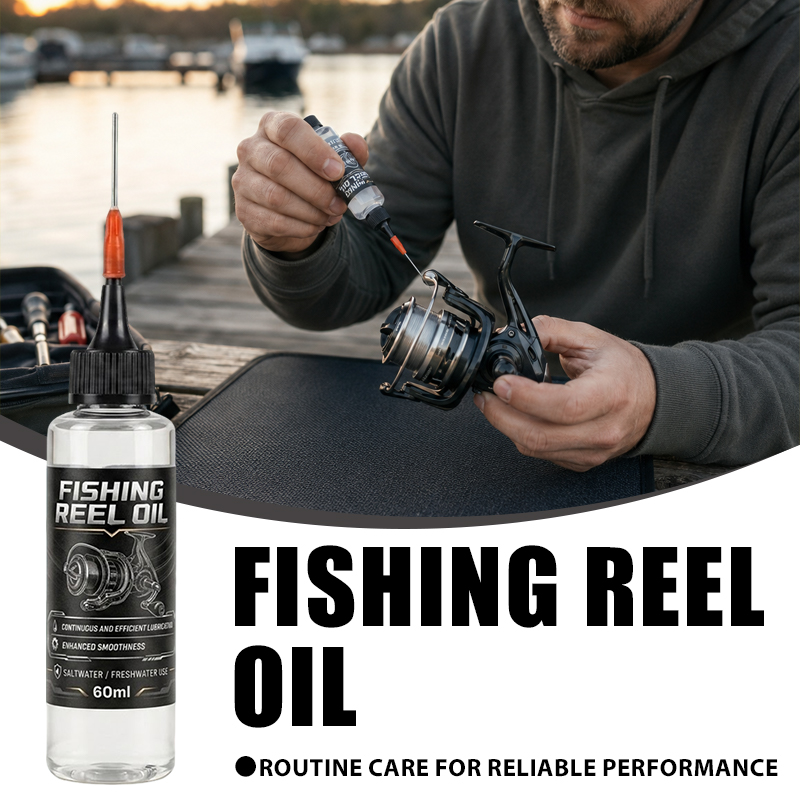 Reel Lubricant - 釣り用リールオイル潤滑剤液体メンテナンスフォーミュラ（海水・淡水スピニングリールおよびベイトキャスティングリール用）60ml