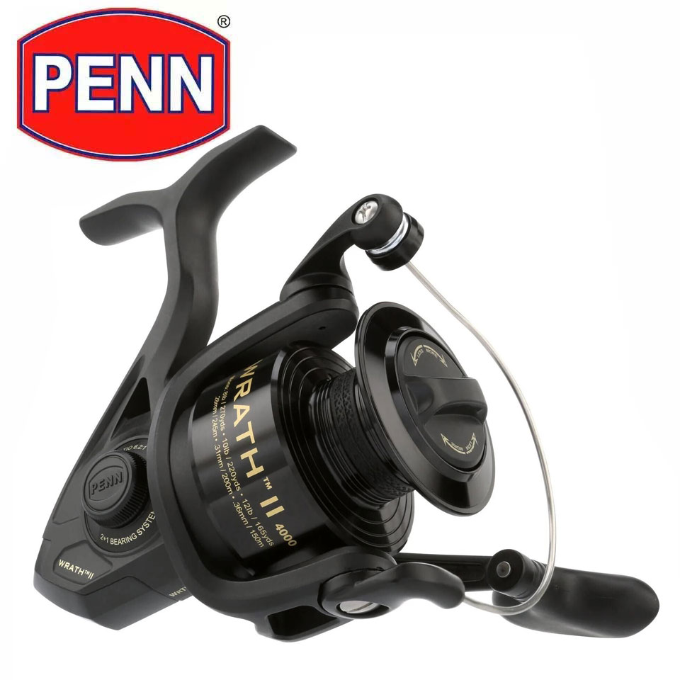 Daiwa Reel Bg - PENN WRATH II スピニングリール 2500-8000 軽量耐腐食ボディ