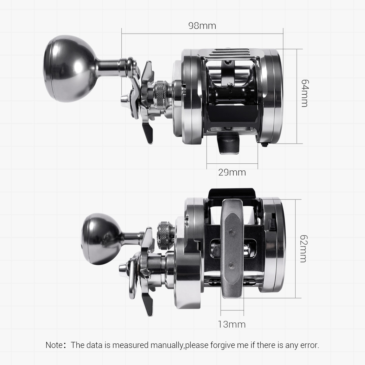 ノビー・ライトメタルジギングリール、最大ドラグ力12kg、ス - Spincast Reel のレビューと価格