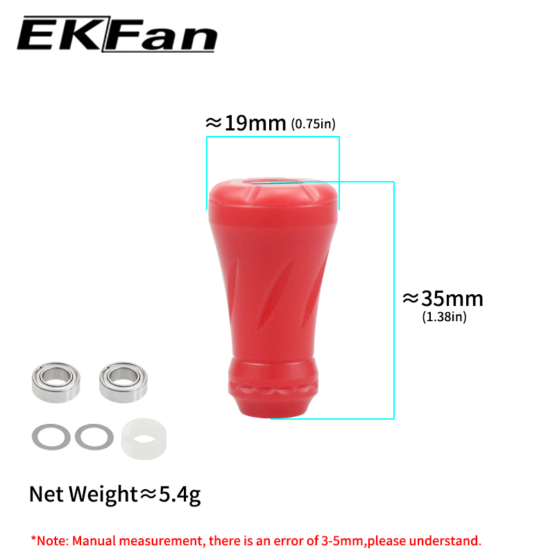 EKFan リールノブ超軽量 POM 素材 S/D スピニン - Spincast Reel のレビューと価格