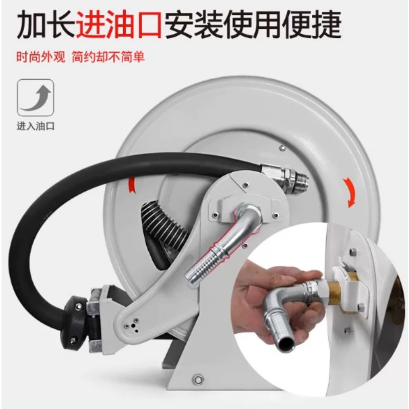 10M 15M 自動巻き取り式 1インチ燃料ホースリール ト - Reel Oil のレビューと価格