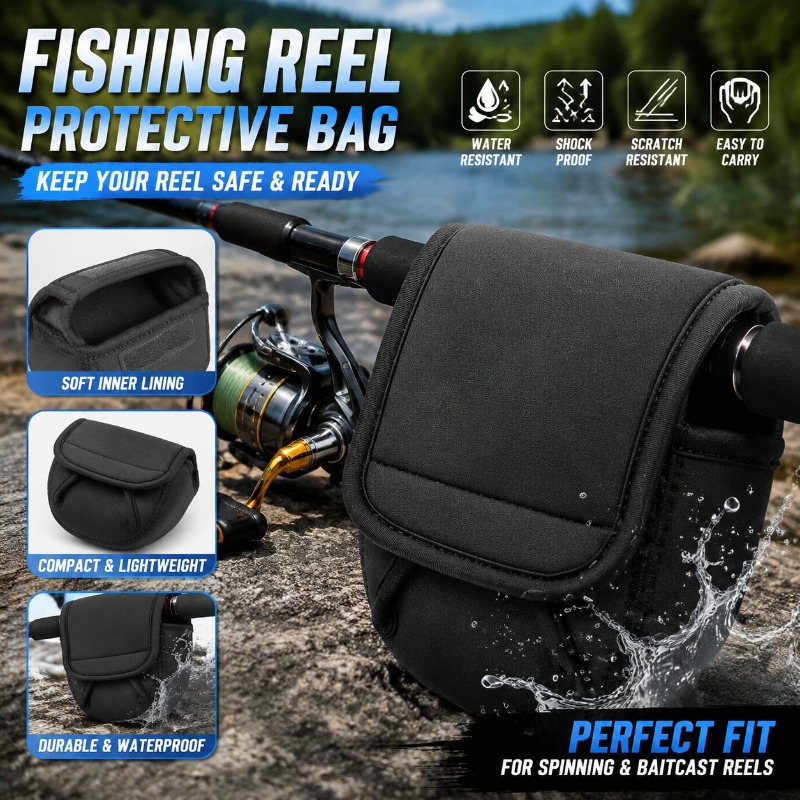 釣りリール保護カバーバッグ スピニングリールケース ポーチホ - Reel Bag のレビューと価格