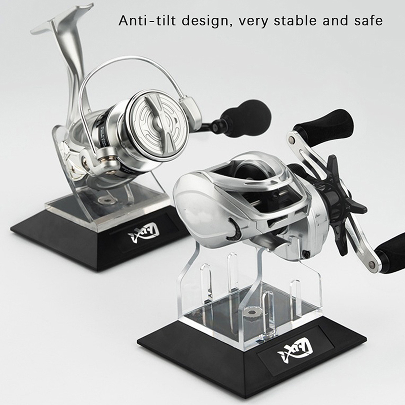 アクリル製釣りリールディスプレイホルダー スピニングベイトキ - Spincast Reel のレビューと価格